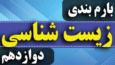 بارم بندی زیست شناسی دوازدهم تجربی ۱۴۰۳ [خرداد-شهریور-دی]