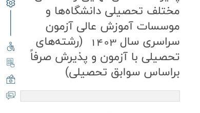 زمان اعلام نتایج نهایی کنکور